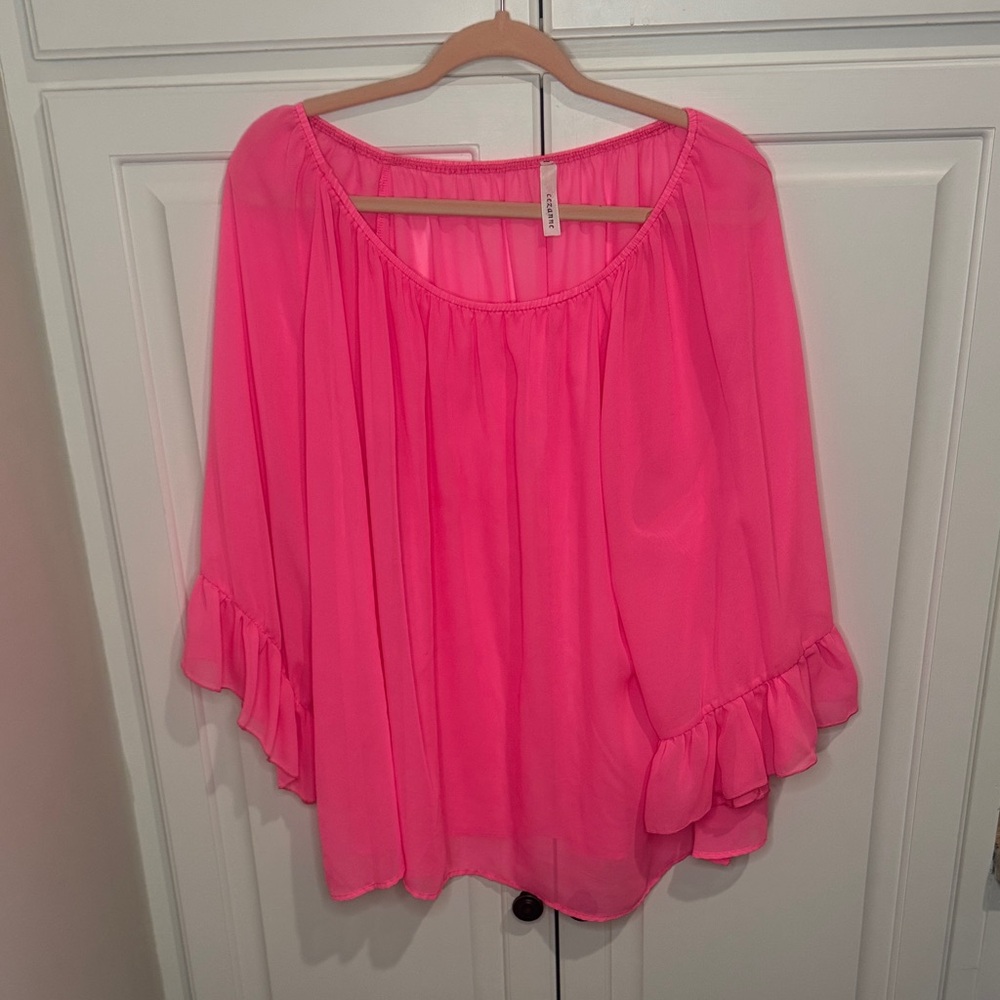 Cezanne Vibrant Pink Blouse